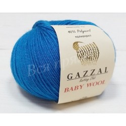 BABY WOOL Gazzal 822 (Темная бирюза)