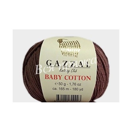 BABY COTTON Gazzal 3455 (Темное какао)